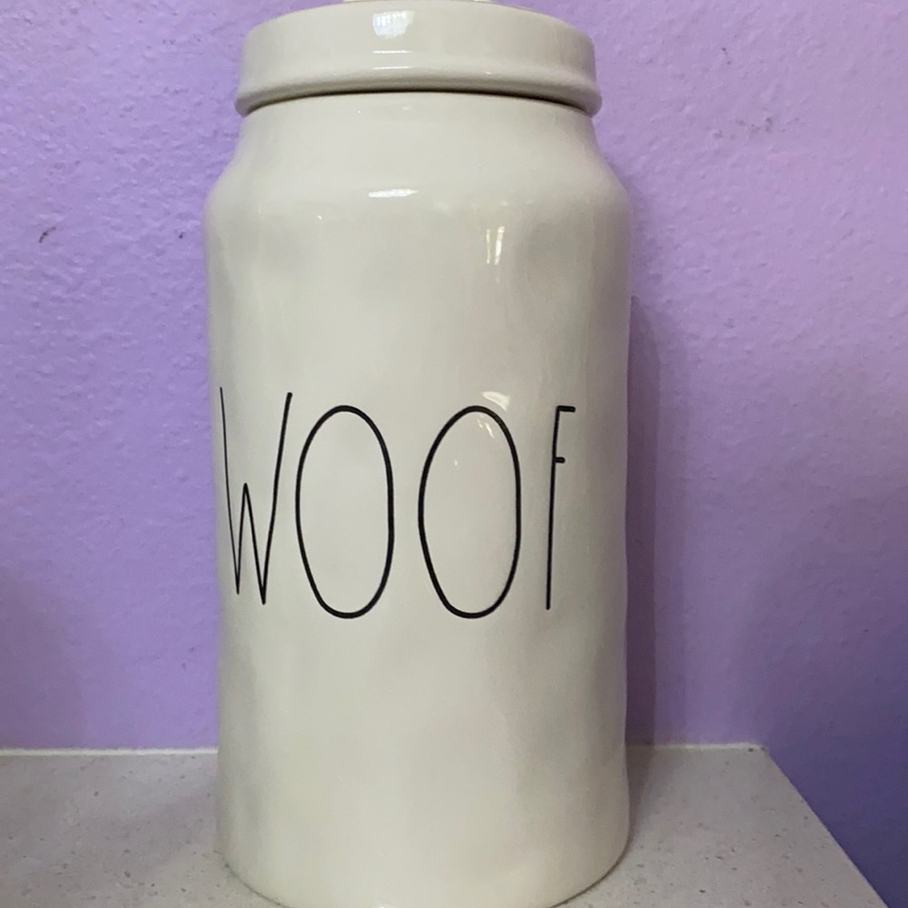 Rae Dunn woof canister